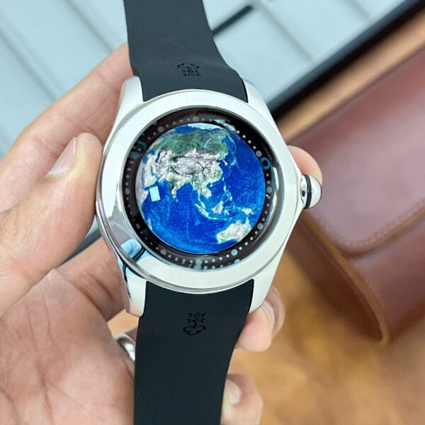 F8FED879-94D3-46FD-8688-3CF3DF5032D3 "Corum Men's Big Bubble Automatic Earth Edition"