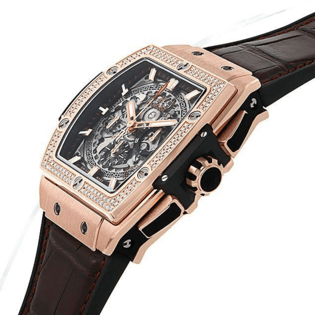 Untitled design Hublot Spirit of Big Bang Rose Gold Leather Strap